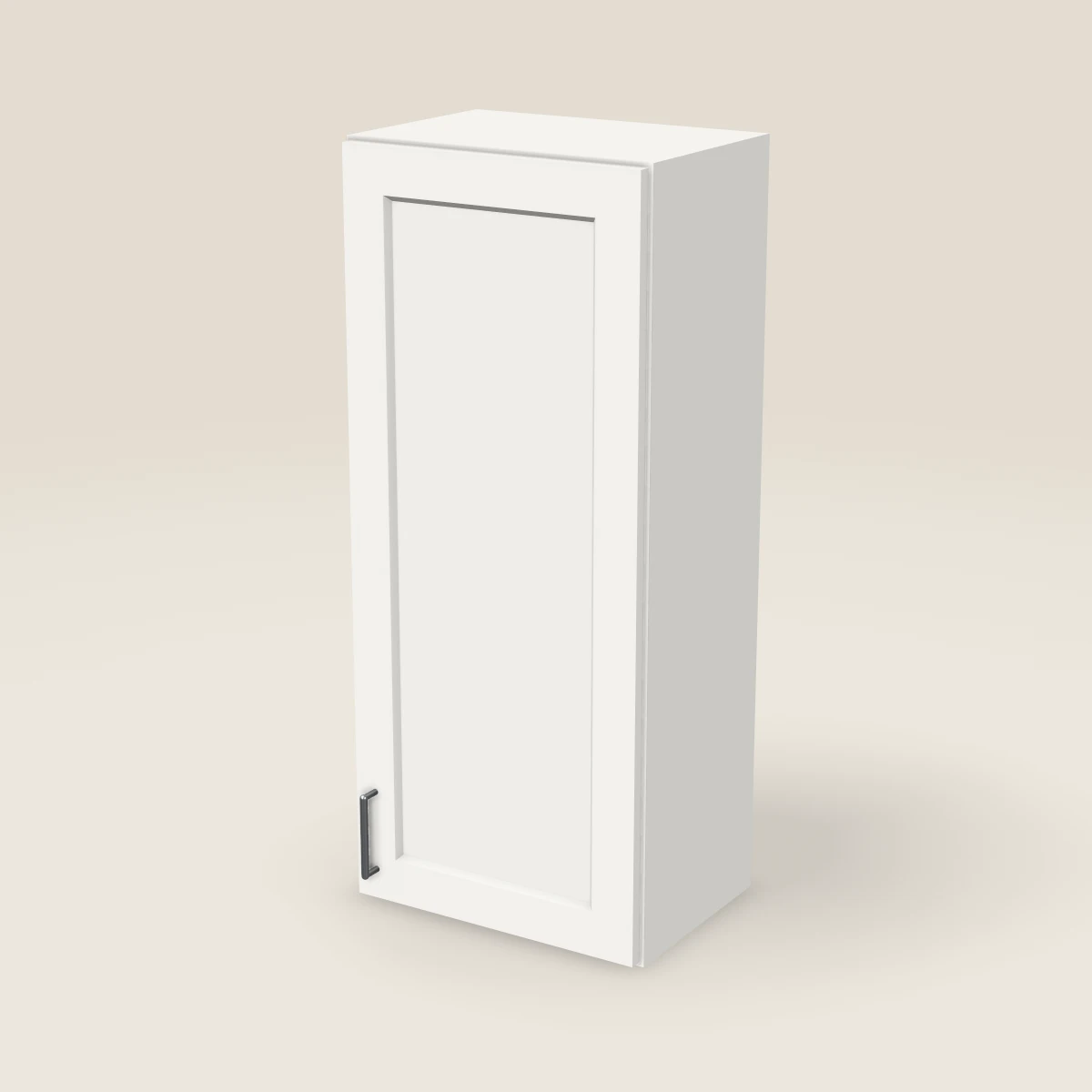 18" Single Door Wall Cabinet — 42" High, 3D picture