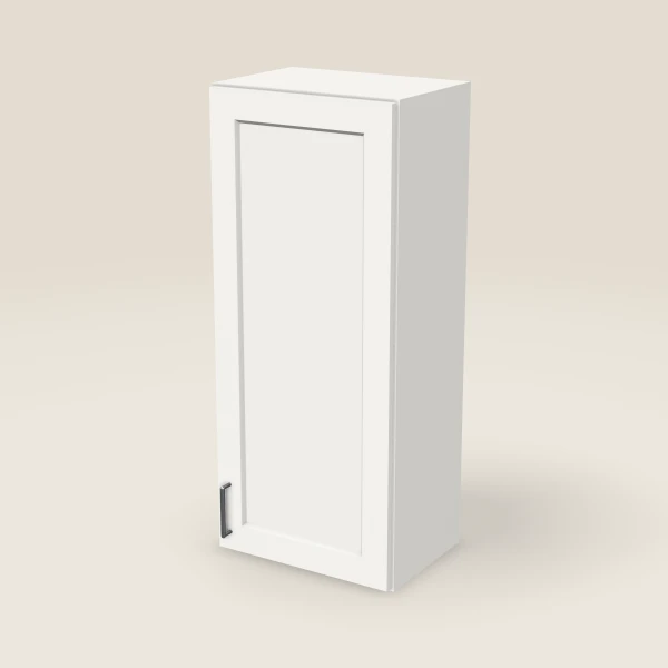 18" Single Door Wall Cabinet — 42" High, 3D picture