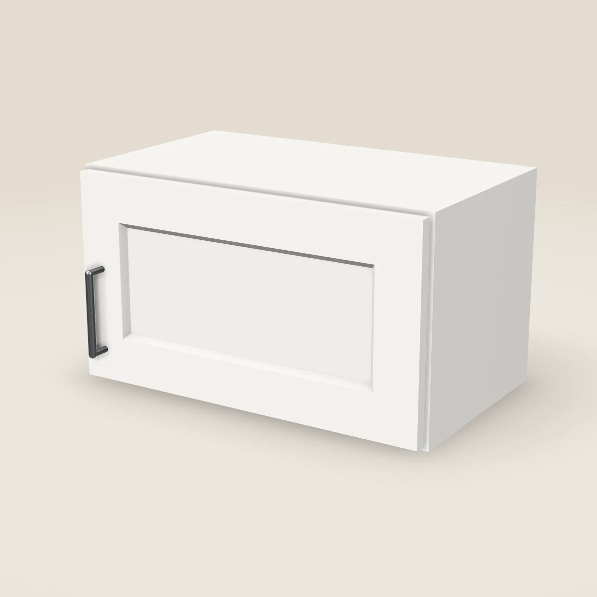 21" Base Microwave Cabinet, 3D picture