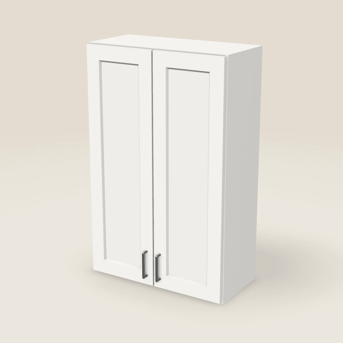 27" Double Door Wall Cabinet — 42" High, 3D picture