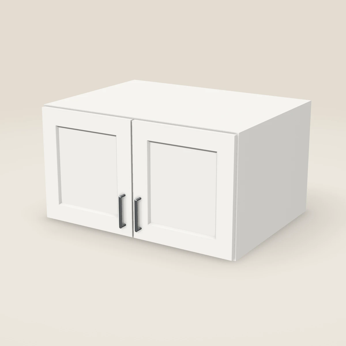 33" Double Door Wall Cabinet — 18" High, 3D picture
