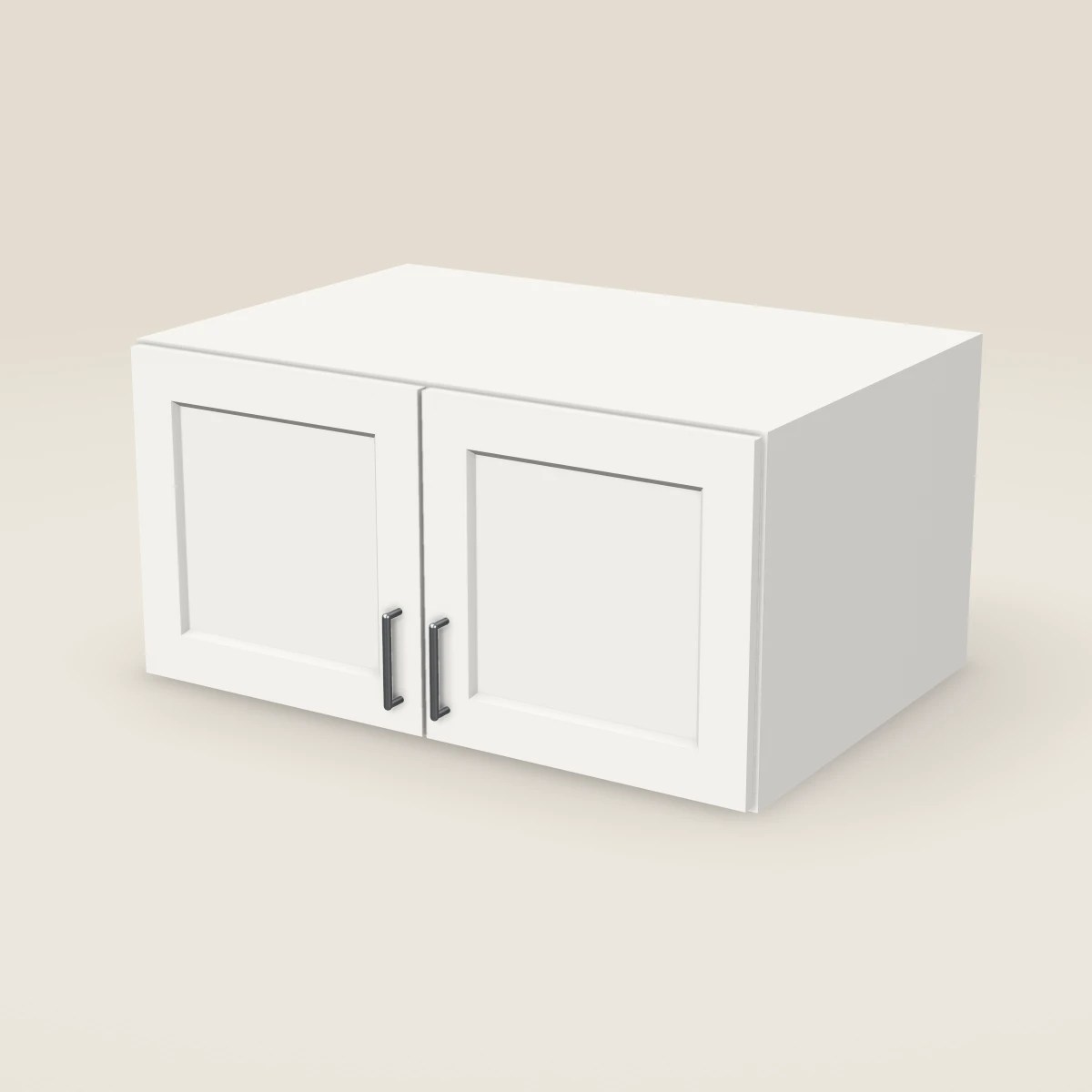 36" Double Door Wall Cabinet — 18" High, 3D picture