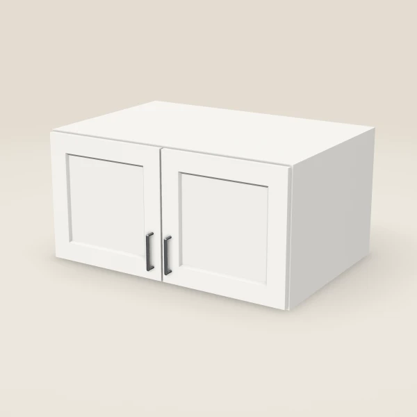 36" Double Door Wall Cabinet — 18" High, 3D picture