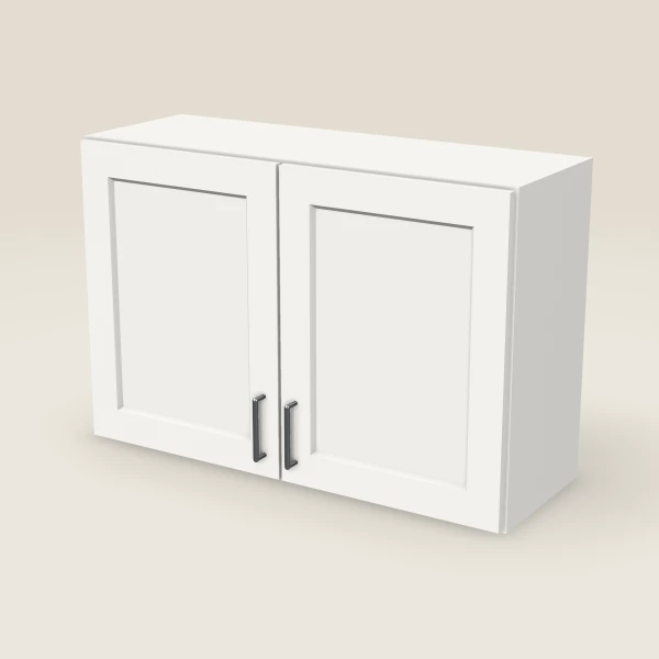 36" Double Door Wall Cabinet — 24" High, 3D picture