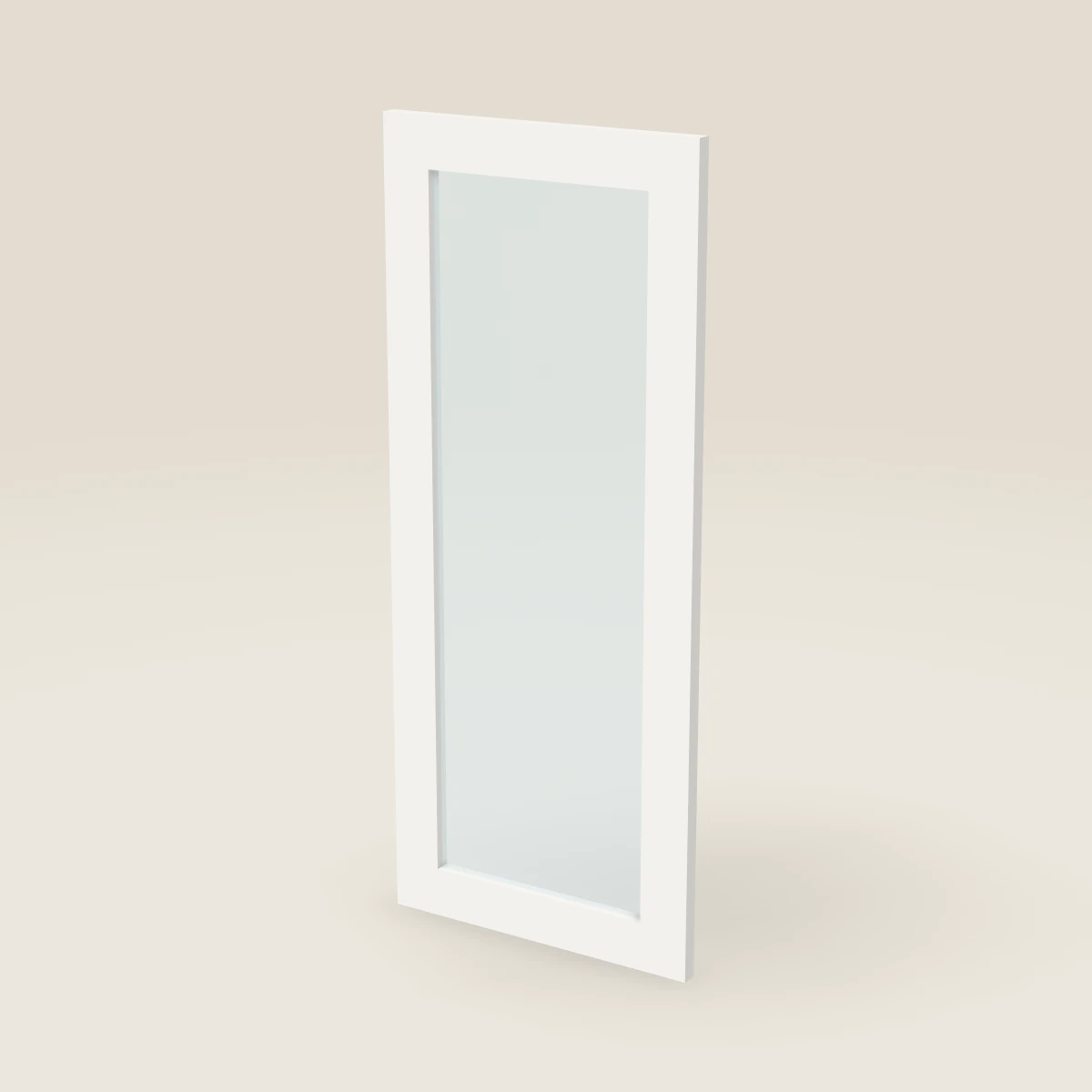 Puerta de vidrio para gabinete de pared de 15" — 36" de alto, imagen en 3D