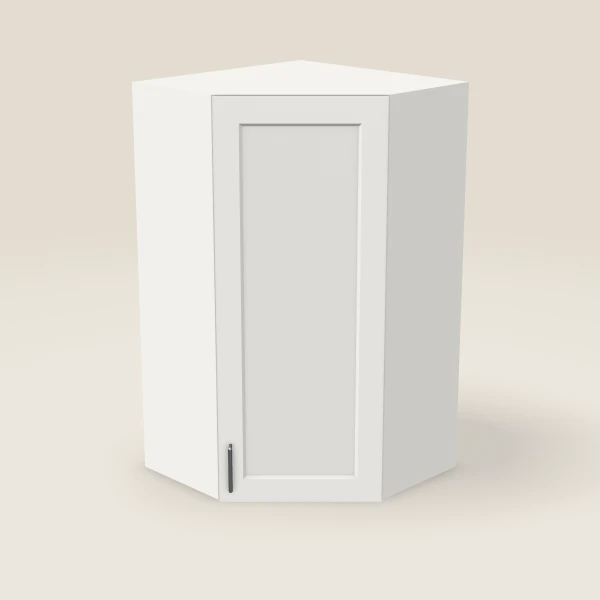 24" Wall Diagonal Corner Cabinet — 42" High, 3D picture