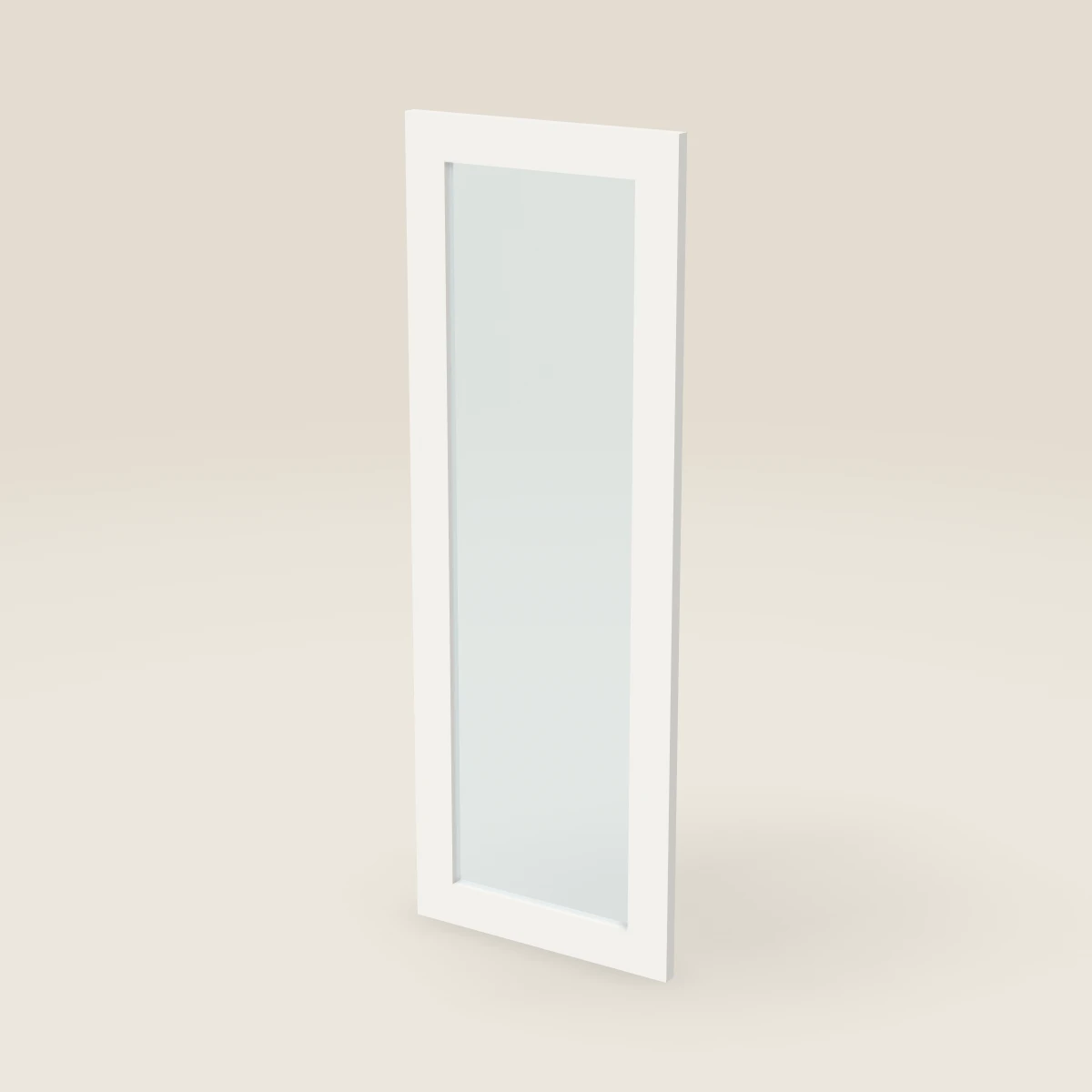 Puerta de vidrio para gabinete de pared de 15" — 42" de alto, imagen en 3D