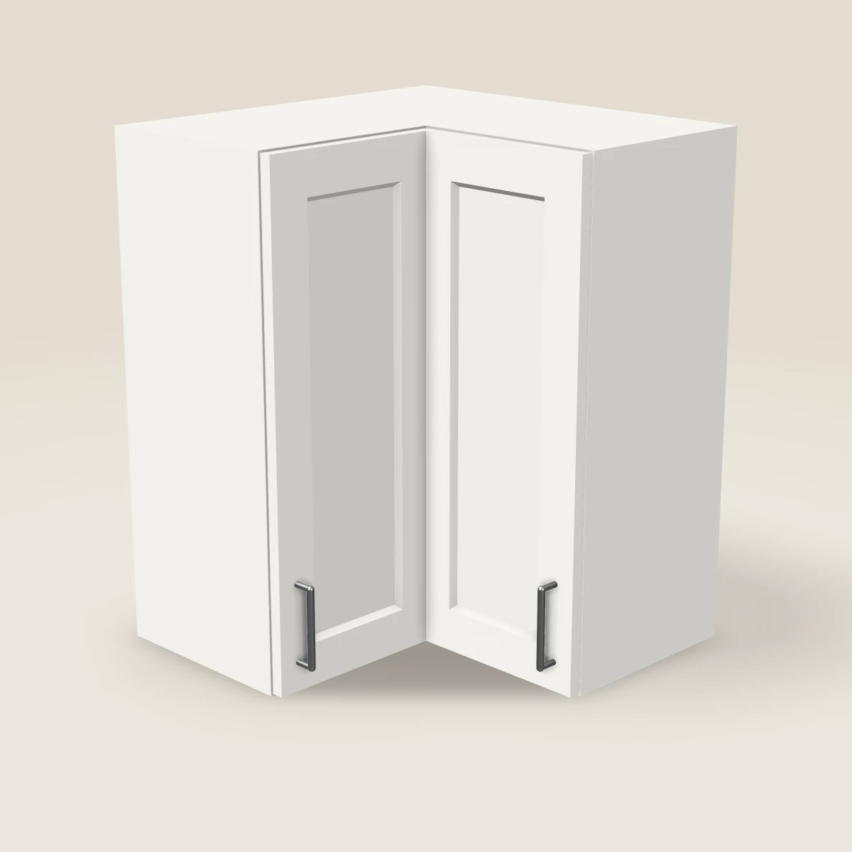 24" Wall Lazy Susan Cabinet — 30" High, 3D picture