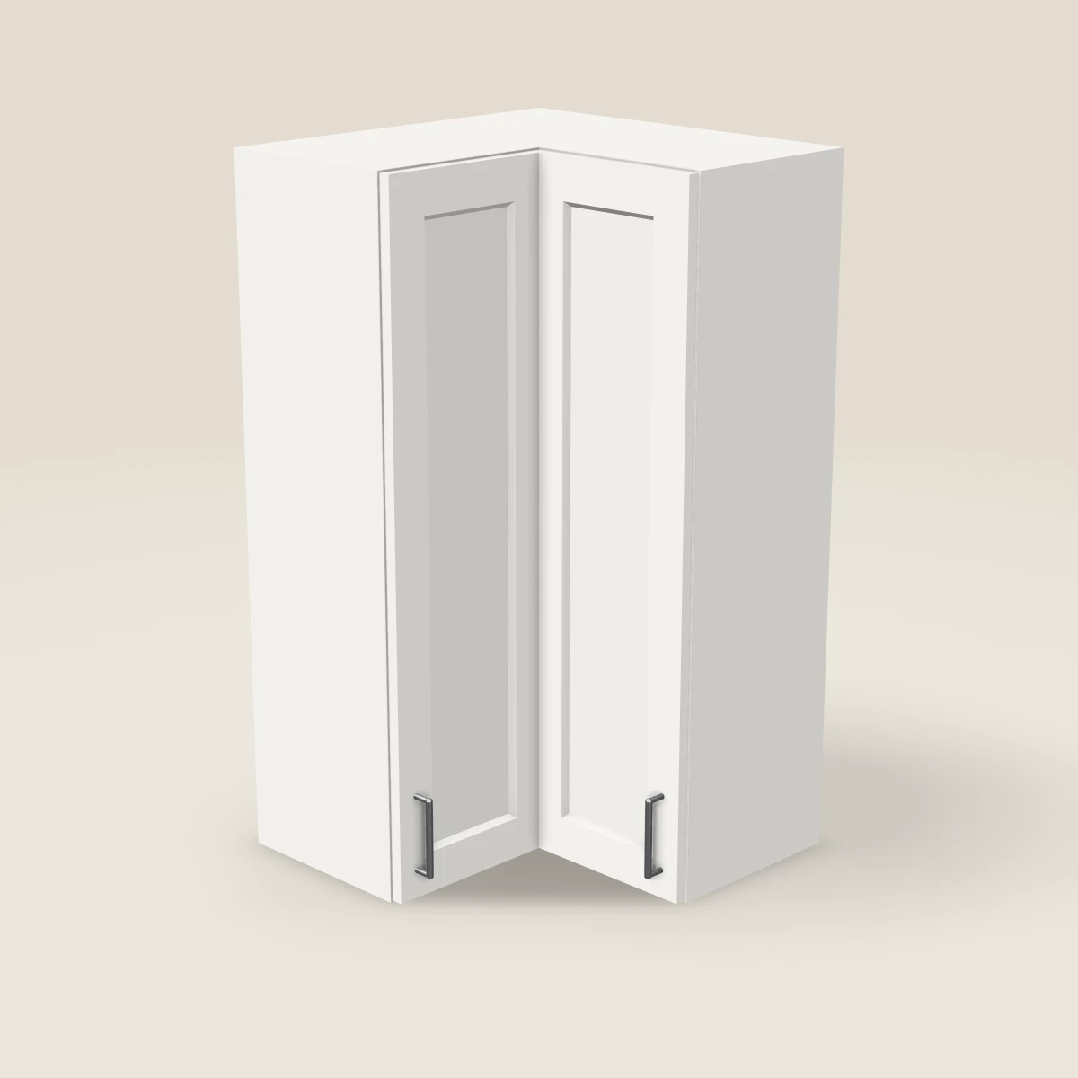 24" Wall Lazy Susan Cabinet — 42" High, 3D picture