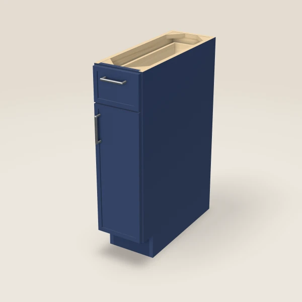 9" Base Cabinet — Petit Blue, 3D picture