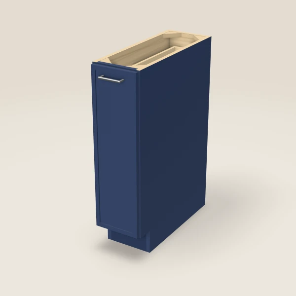 Base Pull-Out Spice Rack — 9" — Petit Blue, 3D picture