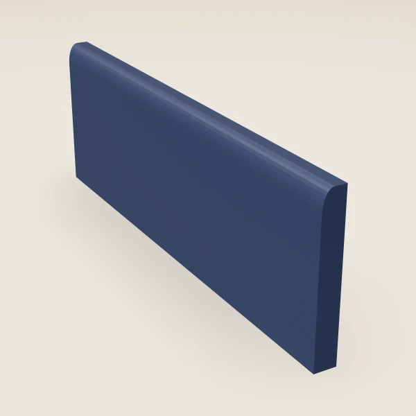Moldura de rodapié — 4½" × 8' — Petit Blue, imagen en 3D