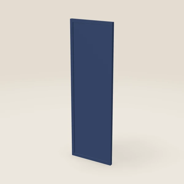 Wall Decorative End Panel, Door Style — 11½" × 35-5/16" — Petit Blue, 3D picture