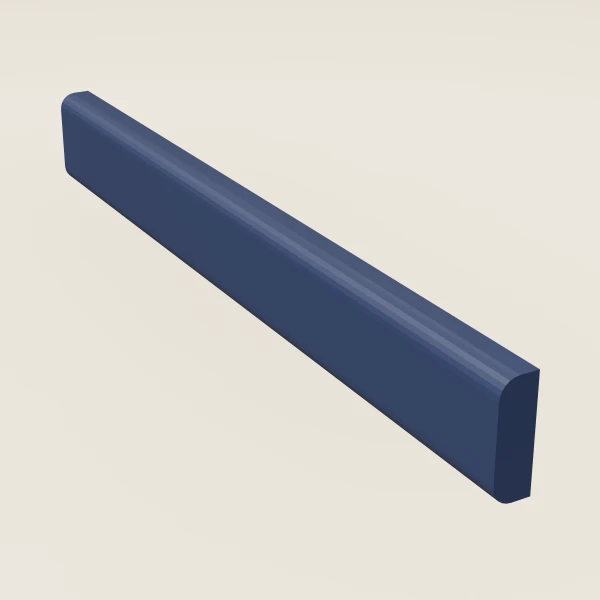 Moldura de ajuste boleada — 8' — Petit Blue, imagen en 3D
