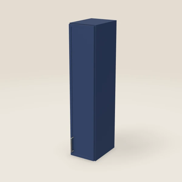9" Wall Cabinet — 42" High — Petit Blue, 3D picture