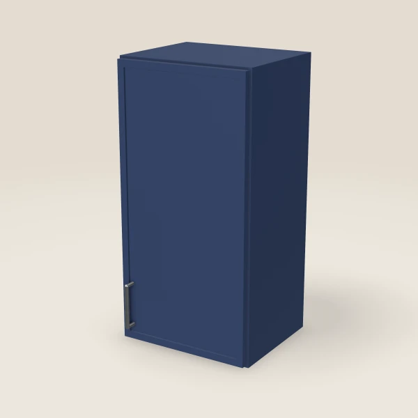 15" Wall Cabinet — 30" High — Petit Blue, 3D picture
