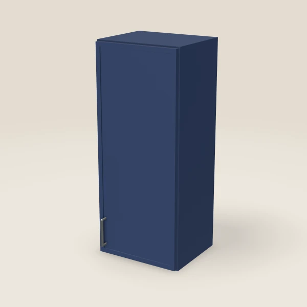 15" Wall Cabinet — 36" High — Petit Blue, 3D picture