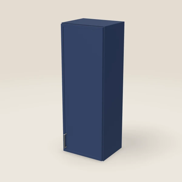 15" Wall Cabinet — 42" High — Petit Blue, 3D picture
