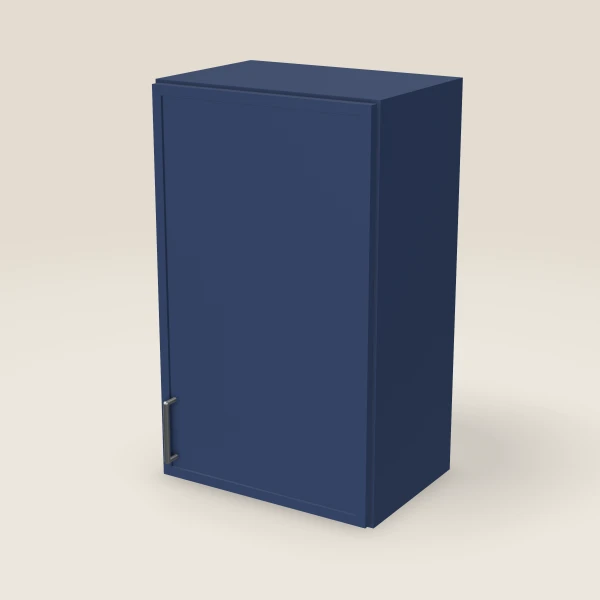 18" Wall Cabinet — 30" High — Petit Blue, 3D picture