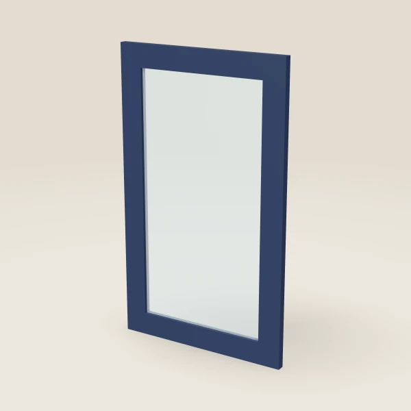 Puerta de vidrio para W1830 (17½" × 29-5/16") — Petit Blue, imagen en 3D