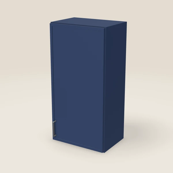 18" Wall Cabinet — 36" High — Petit Blue, 3D picture