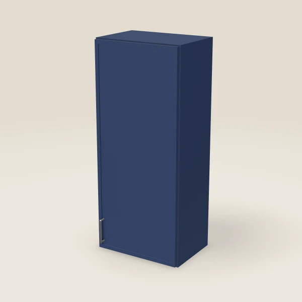 18" Wall Cabinet — 42" High — Petit Blue, 3D picture