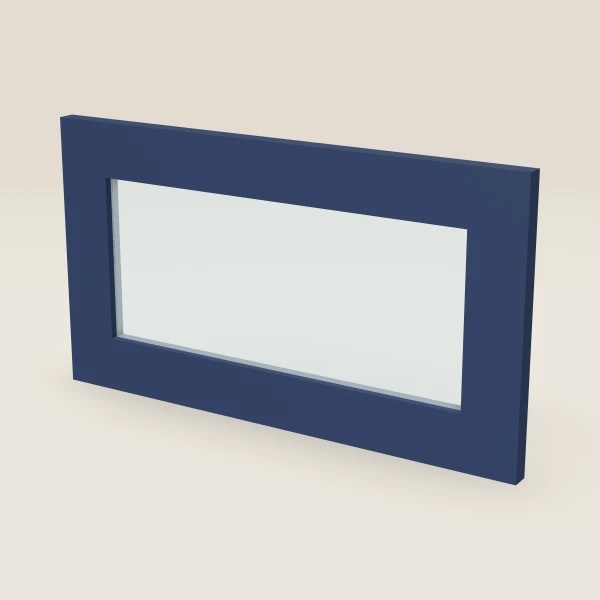 Puerta de vidrio para W2112 (20½" × 11-5/16") — Petit Blue, imagen en 3D
