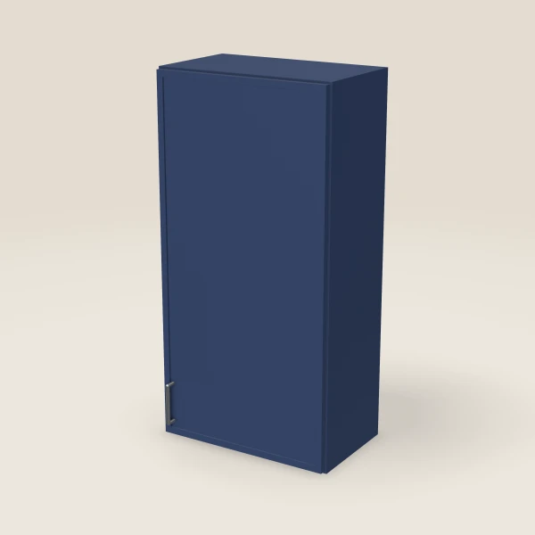 21" Wall Cabinet — 42" High — Petit Blue, 3D picture