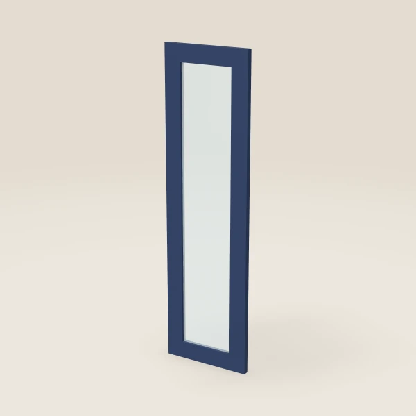 Puerta de vidrio para W2442B (11-11/16" × 41-5/16") — Petit Blue, imagen en 3D