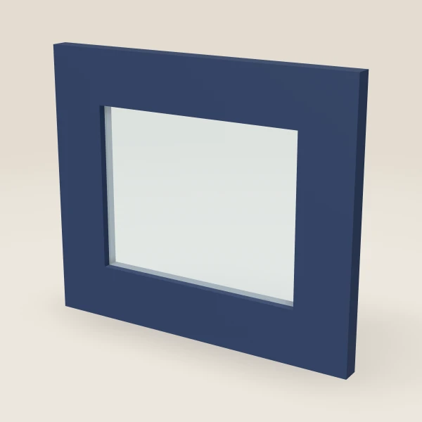 Puerta de vidrio para W2712B (13-5/16" × 11-5/16") — Petit Blue, imagen en 3D