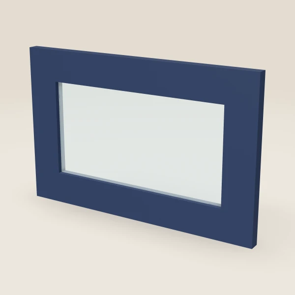 Puerta de vidrio para W3612B (17-11/16" × 11-5/16") — Petit Blue, imagen en 3D