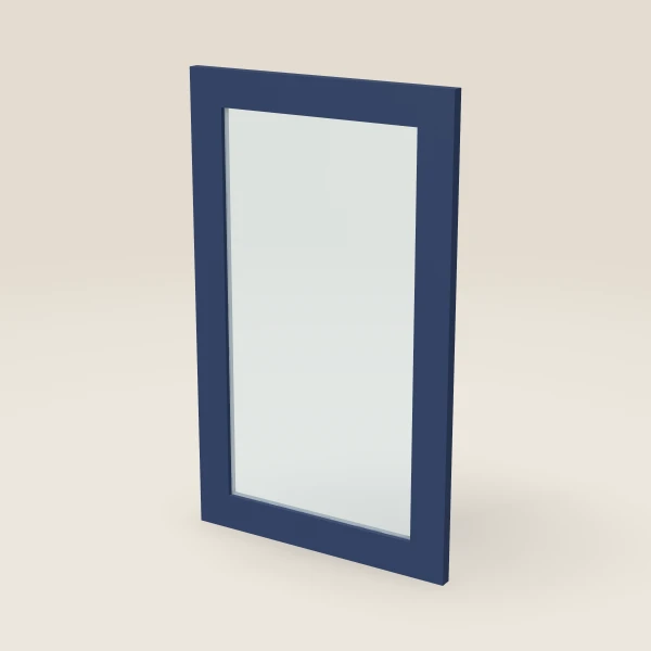 Glass Door for W3630B (17-11/16" × 29-5/16") — Petit Blue, 3D picture