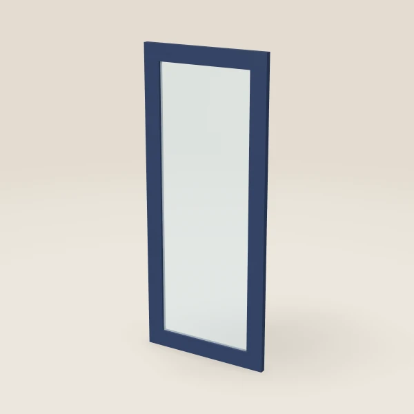 Glass Door for W3642B (17-11/16" × 41-5/16") — Petit Blue, 3D picture