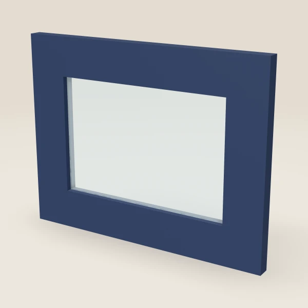 Puerta de vidrio para WDC2412 (14-11/16" × 11-5/16") — Petit Blue, imagen en 3D
