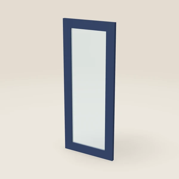 Puerta de vidrio para WDC2436 (14-11/16" × 35-5/16") — Petit Blue, imagen en 3D