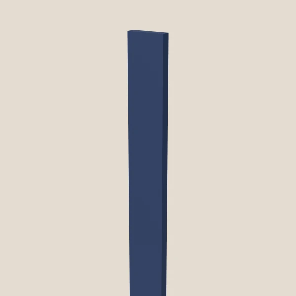 3" Wall Filler — 84" High — Petit Blue, 3D picture