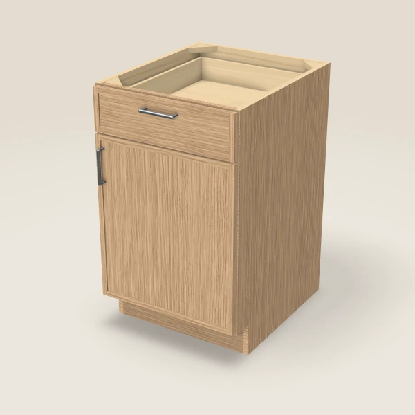 21" Base Cabinet — Petit Oak, 3D picture
