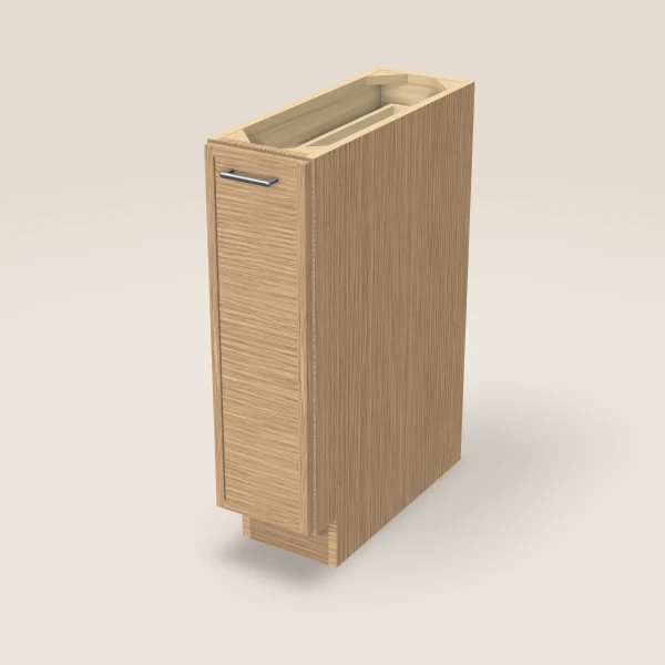 Base Pull-Out Spice Rack — 9" — Petit Oak, 3D picture