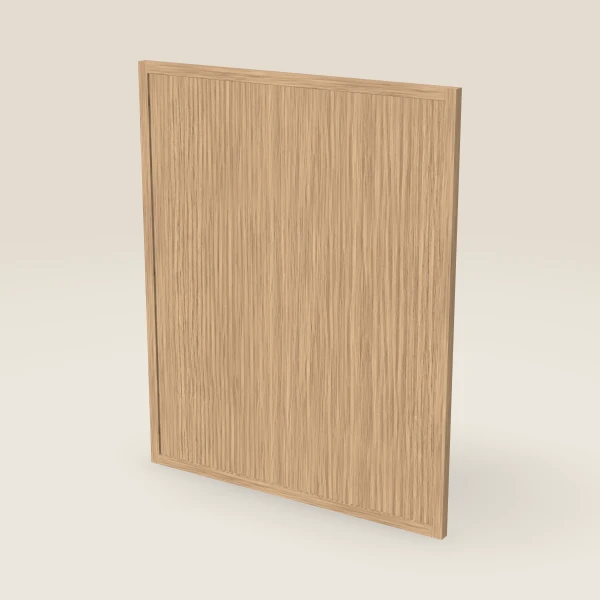Base Decorative End Panel, Door Style — 23¾" × 29-5/16" — Petit Oak, 3D picture