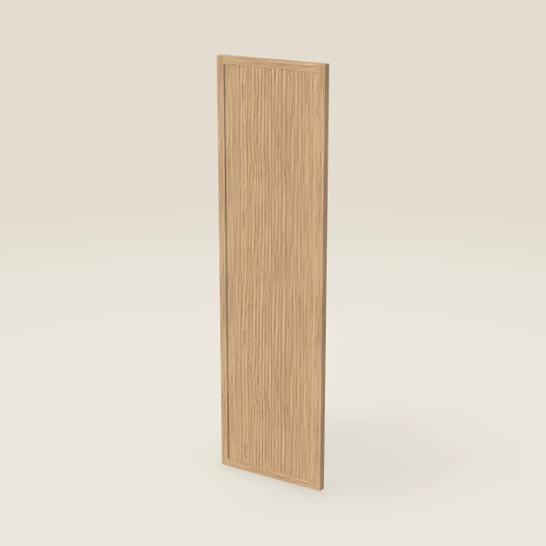 Wall Decorative End Panel, Door Style — 11½" × 41-5/16" — Petit Oak, 3D picture