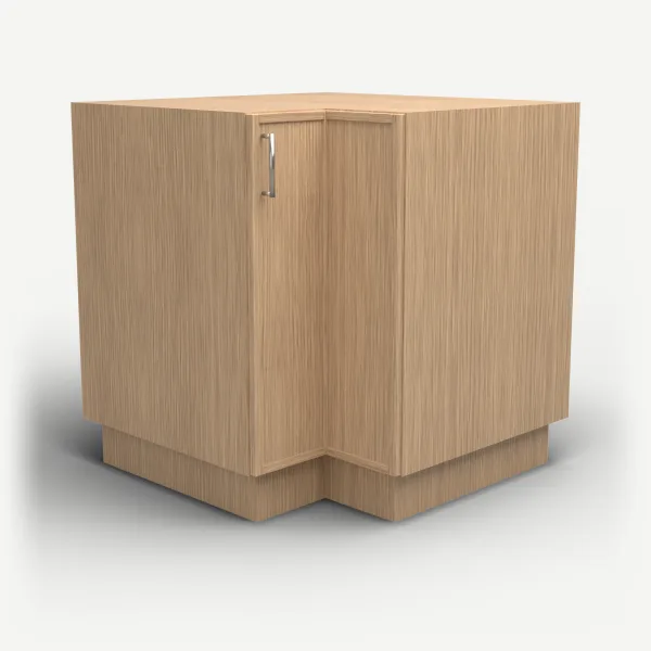 Lazy Susan Corner Cabinet — 33" — Petit Oak, 3D picture