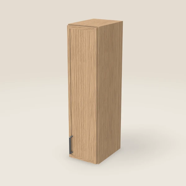 Gabinete de pared de 9" — 36" de alto — Petit Oak, imagen en 3D