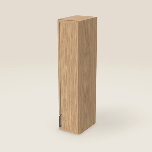 9" Wall Cabinet — 42" High — Petit Oak, 3D picture
