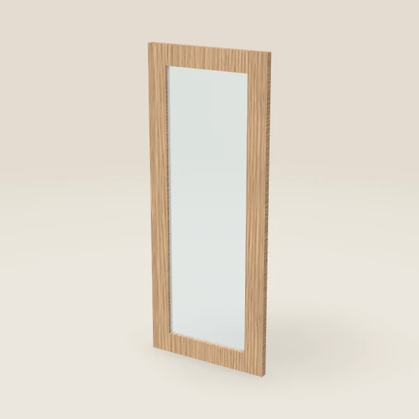 Puerta de vidrio para W1536 (14½" × 35-5/16") — Petit Oak, imagen en 3D