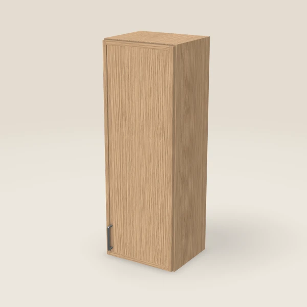 15" Wall Cabinet — 42" High — Petit Oak, 3D picture