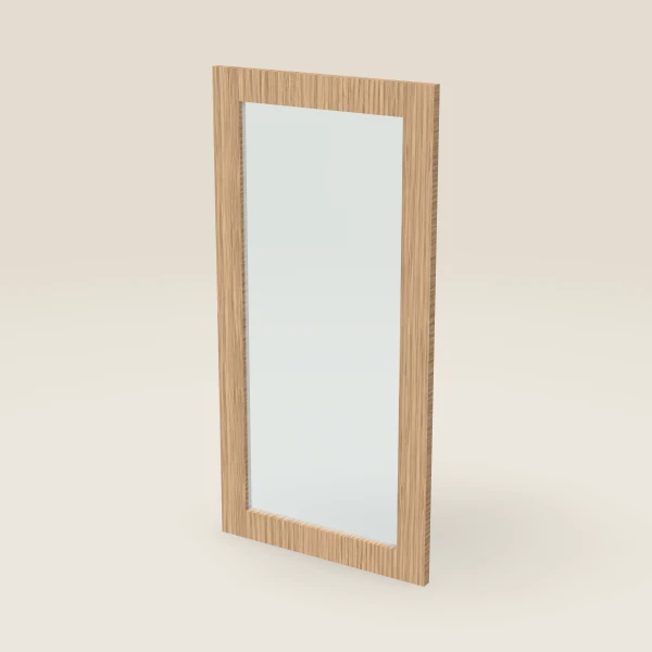 Puerta de vidrio para W1836 (17½" × 35-5/16") — Petit Oak, imagen en 3D