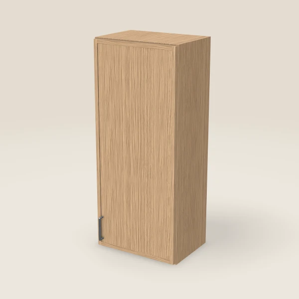 18" Wall Cabinet — 42" High — Petit Oak, 3D picture