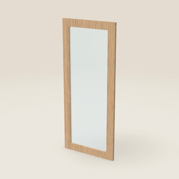 Puerta de vidrio para W1842 (17½" × 41-5/16") — Petit Oak, imagen en 3D
