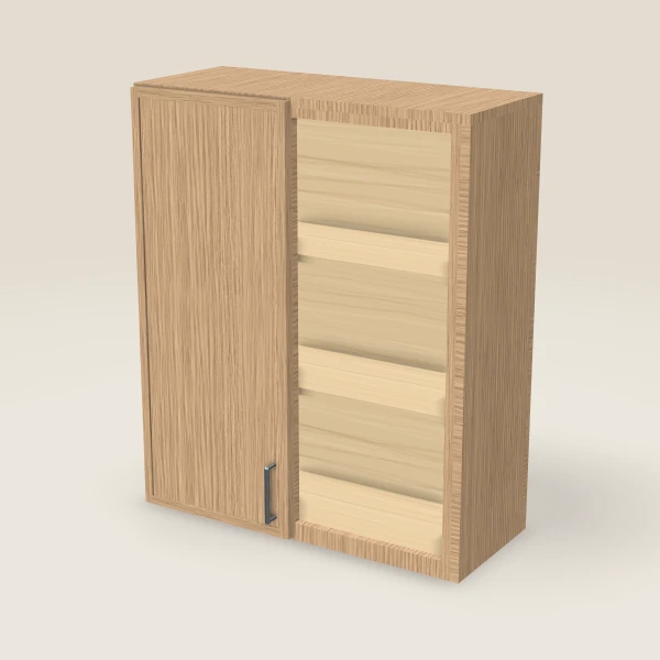Wall Blind Corner — 36" High — Petit Oak, 3D picture