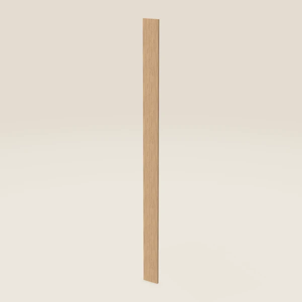 6" Tall Filler — 96" High — Petit Oak, 3D picture